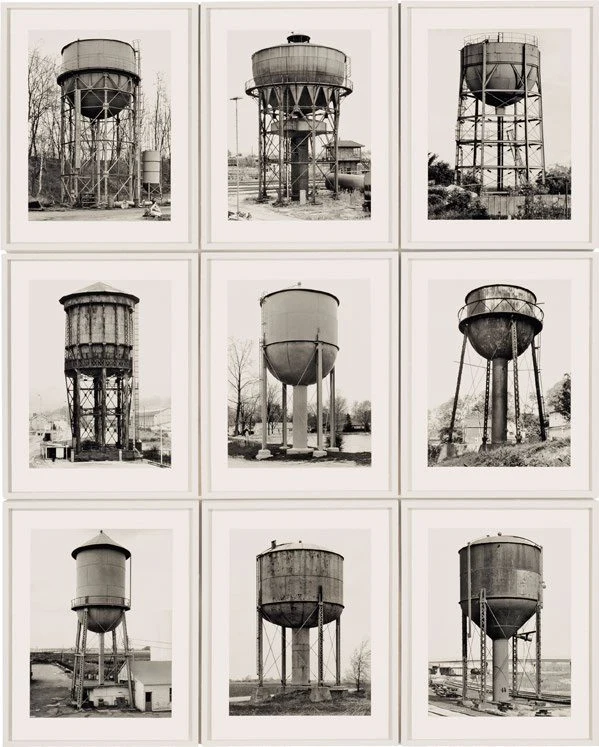 Reference: Bernd & Hilla Becher, Water Towers typology